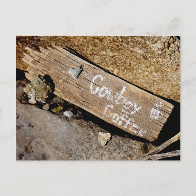 Cowboy Coffee Vykort (Framsida)