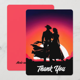 Cowboy & Cowgirl Sunset Tack Kort