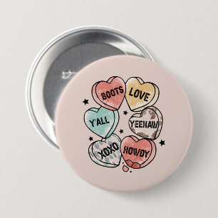 Cowboy Cowgirl Theme Hearts Knapp