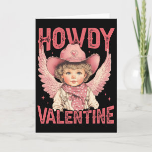 Cowboy Cupid Täta Hjärtan Kärlek Västerländsk Howd Kort