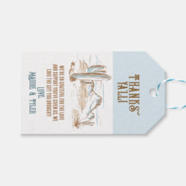 Cowboy Desert-Tack Märkre Presentetikett