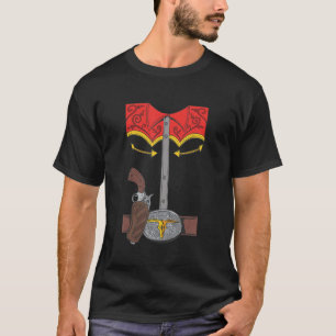 Cowboy-dräkt för Halloween, rodeo & festivaler! T Shirt