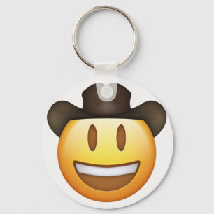 Cowboy Emoji Nyckelring
