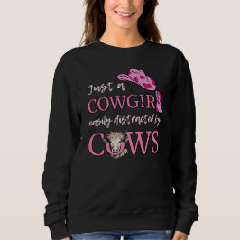 Cowboy, EN COWGIRL LÄTT DISTRAKTERAD AV COWS T Shirt