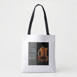 Cowboy Ethics Tote by Carolyn Tygkasse