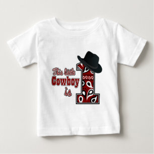 Cowboy First Birthday Tee