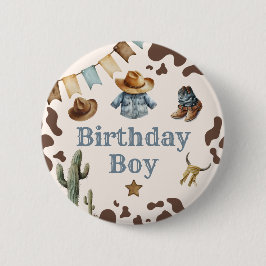 Cowboy First Rodeo Birthday Boy Knapp