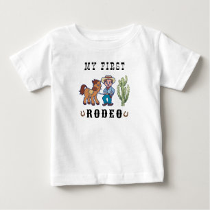 Cowboy Födelsedags Rodeo Party T Shirt