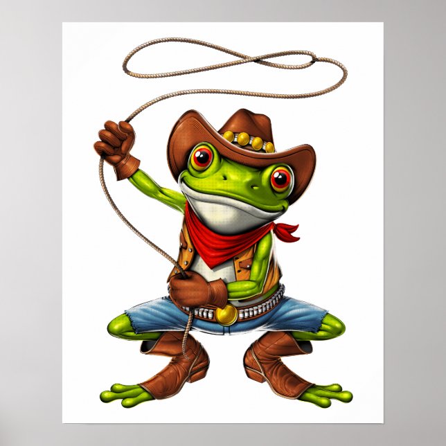 Cowboy Frog Poster (Framsidan)