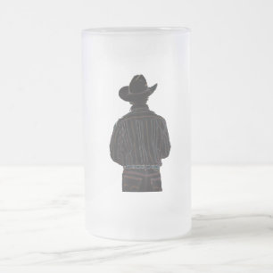 cowboy frostat ölglas