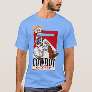 Cowboy Funny CowboySkeleton Westerna södra Kärlek T Shirt