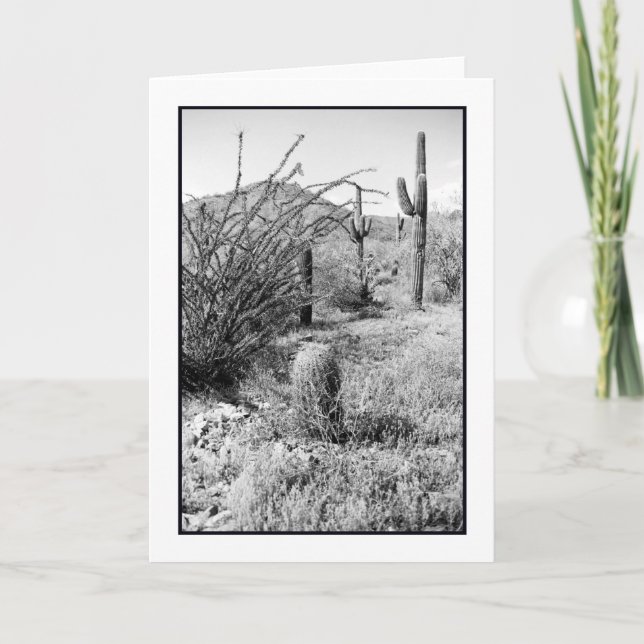 Cowboy Garden Greeting Card Kort (Framsida)