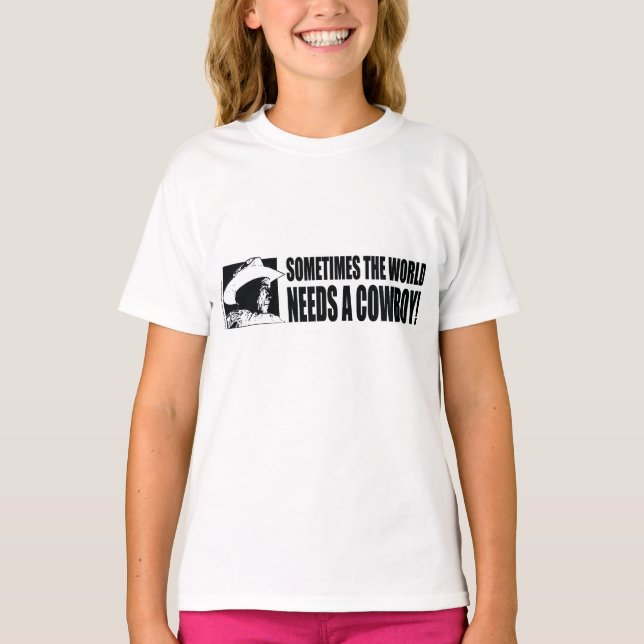Cowboy George W Bush T Shirt (Framsida)