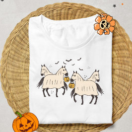 Cowboy Ghost Horse, Cute Ghost,Retro Halloween T Shirt