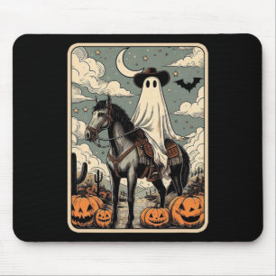 Cowboy Ghost Riding Horse Funny Tarot Card Hallowe Musmatta