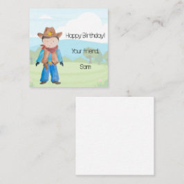Cowboy Gift Card-hölje Tilläggskort