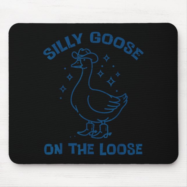 Cowboy Goose Silly On The Loose Funny Animal Men W Musmatta (Framsidan)