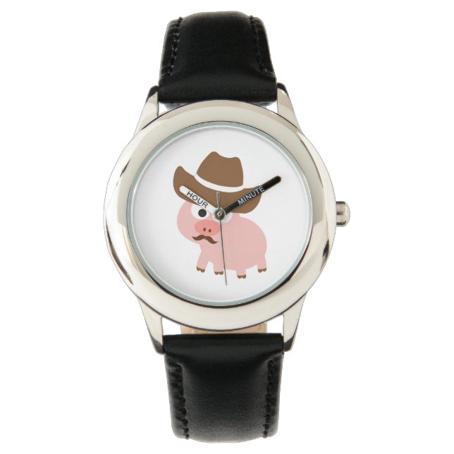 Cowboy Gris Armbandsur (Framsida)