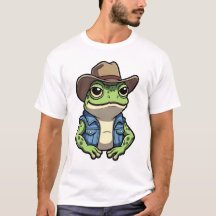 Cowboy Groda i Denimväst