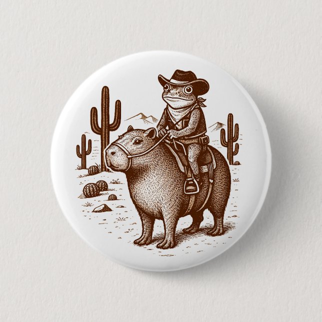 Cowboy Groda Knapp (Framsida)