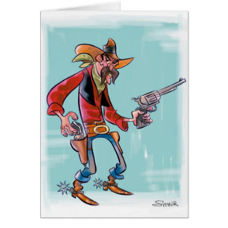 cowboy hälsningskort