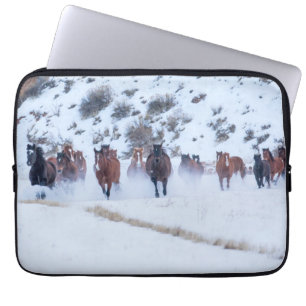 Cowboy Häst Drive Hideout Ranch Shell, Wyoming Laptop Fodral