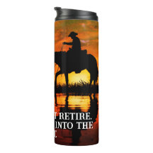 Cowboy, häst & solnedgångspension