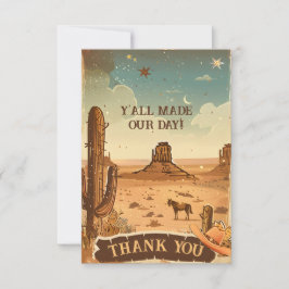 Cowboy Hat Baby Shower Tack Kort