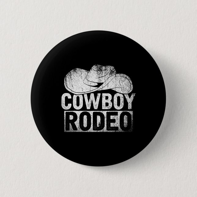 Cowboy Hat Equestrian Gift Horseck Riding Rodeo Co Knapp (Framsida)