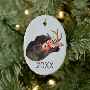 Cowboy Hat Keepsakys Anpassade Ceramic Ornament