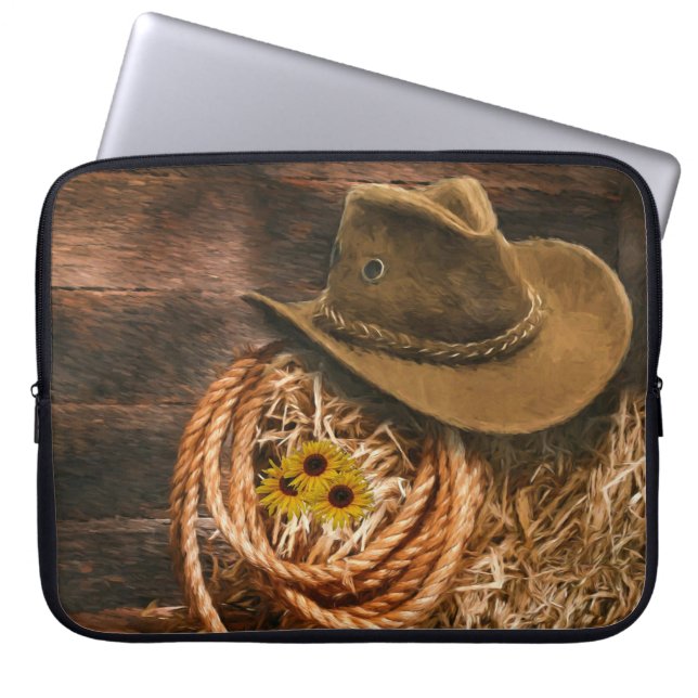 Cowboy Hat Laptop Fodral (Framsidan)