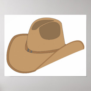 Cowboy Hat Poster
