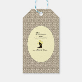 Cowboy Hat Skor Mönster Bachelorette Party Presentetikett