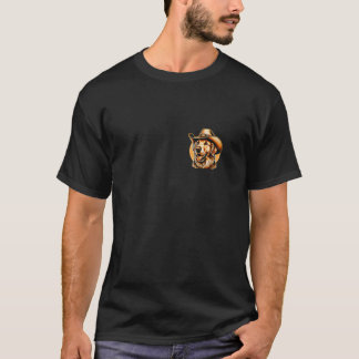 Cowboy Hat Vild Western Golden Retriever Hund älsk T Shirt