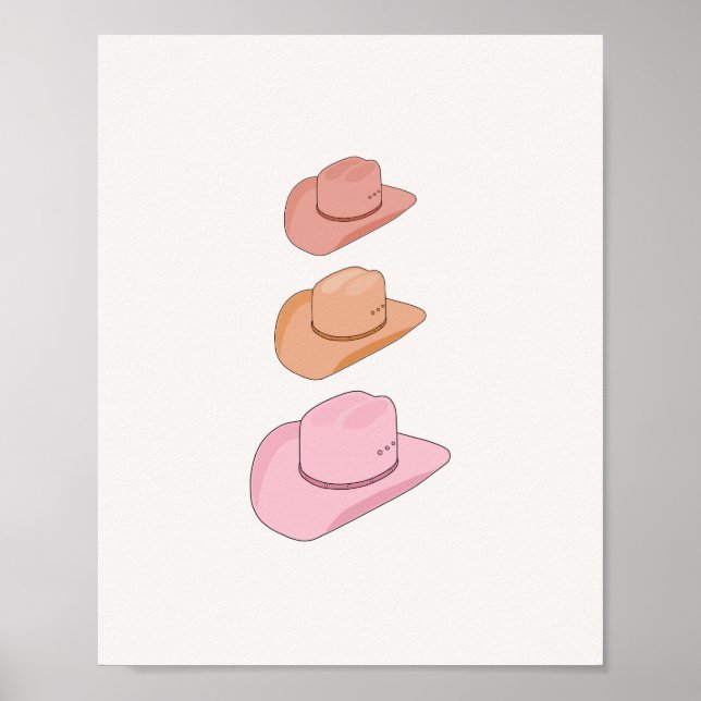 Cowboy Hats Poster (Framsidan)