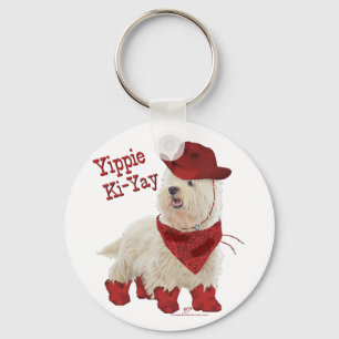 Cowboy i Boots Nyckelring