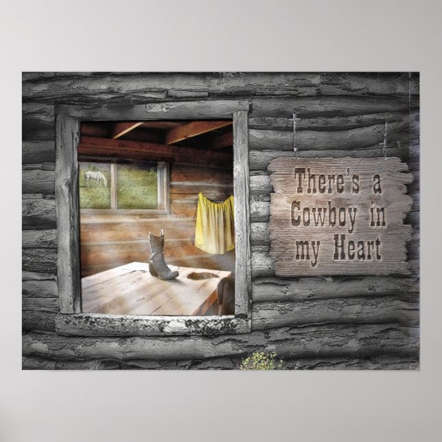 Cowboy i mitt hjärta poster (Framsidan)