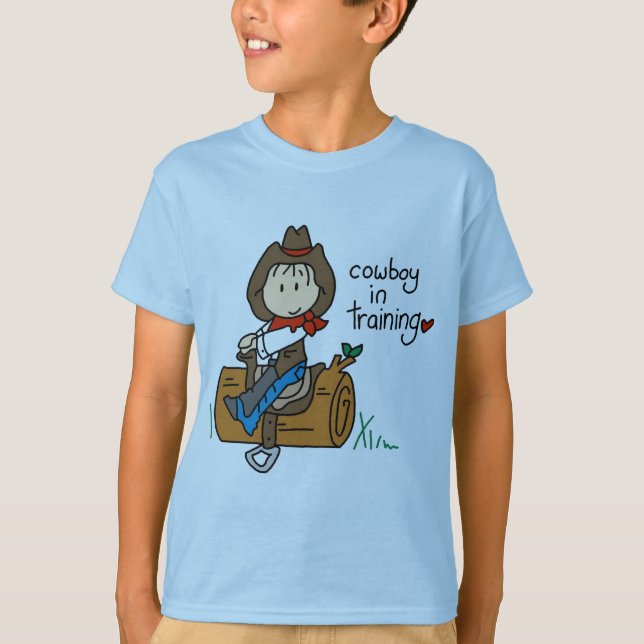 Cowboy i utbildningsTshirts och gåvor T Shirt (Framsida)