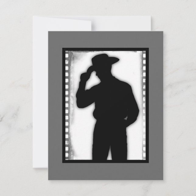 Cowboy-inbjudan Inbjudningar (Framsida)