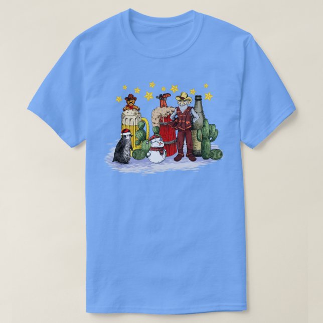Cowboy-jul 7 t shirt (Design framsida)