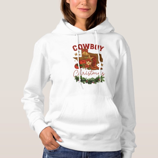 Cowboy jul t shirt (Framsida)