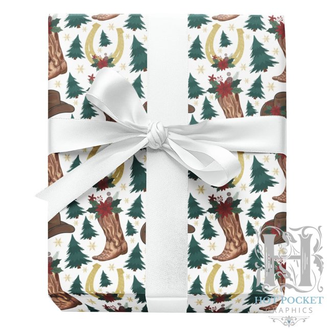 Cowboy julpresentpapper presentpapper (Skapare uppladdad)