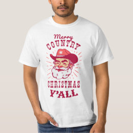  Cowboy Jultomten | T-skjorta av värde T Shirt