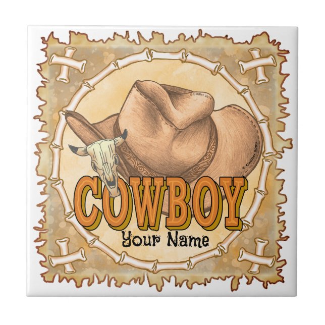 Cowboy Kakelplatta (Framsidan)