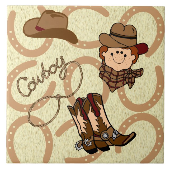 Cowboy Kakelplatta (Framsidan)