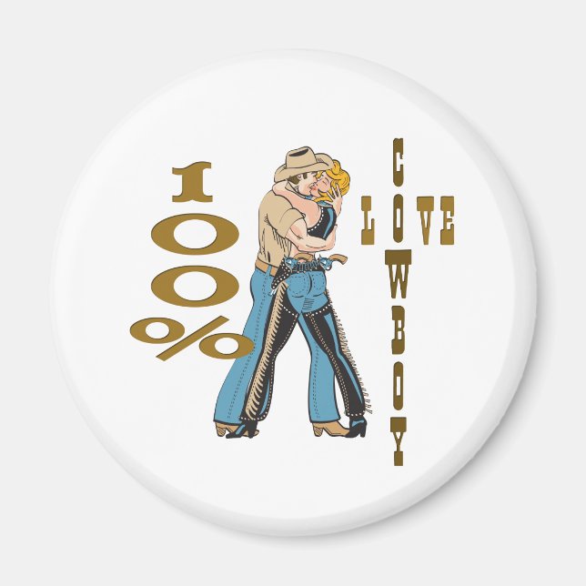 Cowboy Kärlek Magnet (Framsidan)