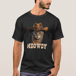 Cowboy Katt Meowdy T Shirt