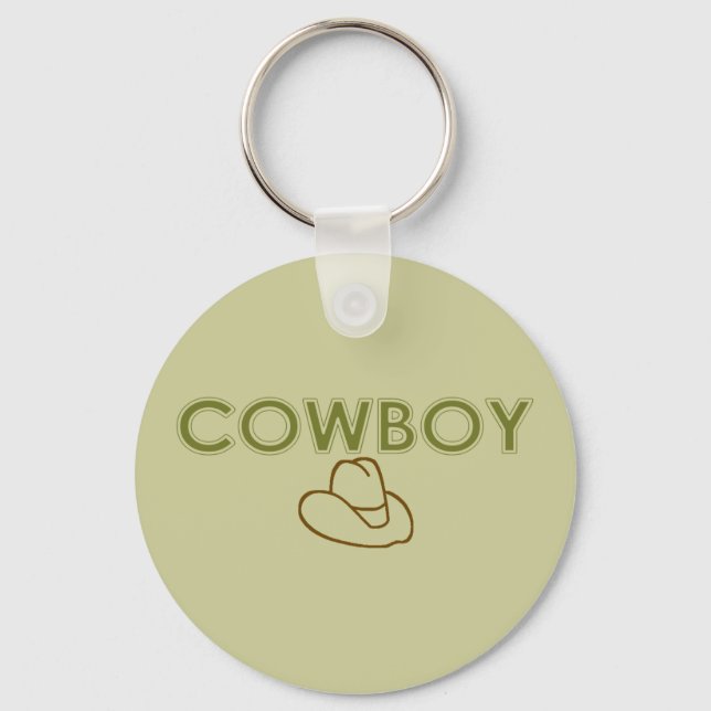 Cowboy Keychain Nyckelring (Framsida)