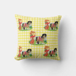 Cowboy Kid med påve och häst Kudde