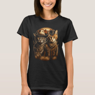 Cowboy Kitten Western Country Meowdy Katt T Shirt